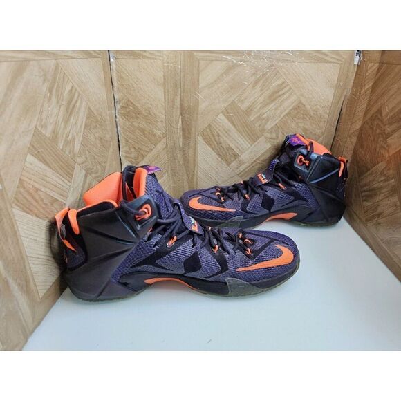 Nike Men's LeBron 12 Instinct Purple Basketball Shoes Size 12.  135 - Picture 6 of 10